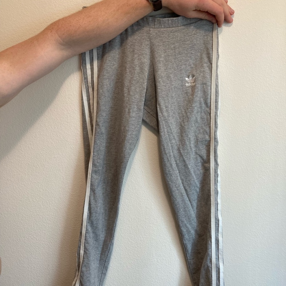 Gray Adidas Leggings